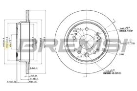 Bremsi CD7540S - BRAKE PADS