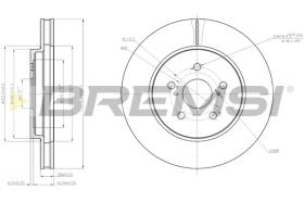 Bremsi CD7544V - BRAKE PADS