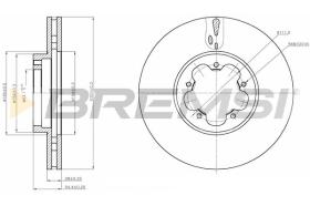 Bremsi CD7555V - BRAKE PADS