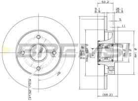 Bremsi CD7560S - BRAKE PADS