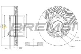 Bremsi CD7591VRD - BRAKE PADS