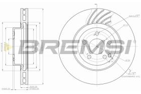 Bremsi CD7595V - BRAKE PADS