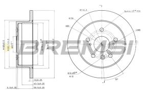 Bremsi CD7598S - BRAKE PADS