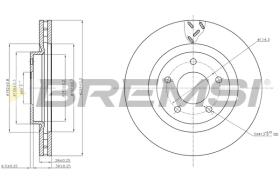 Bremsi CD7624V - BRAKE PADS