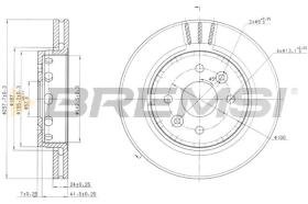 Bremsi CD7628V - BRAKE PADS