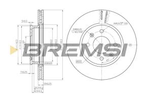 Bremsi CD7636V - BRAKE PADS