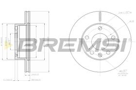 Bremsi CD7640V - BRAKE PADS