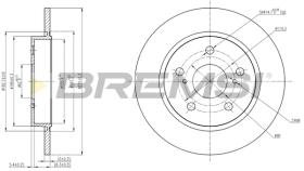 Bremsi CD7645S - BRAKE PADS