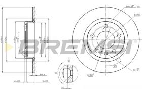 Bremsi CD7651S - BRAKE PADS