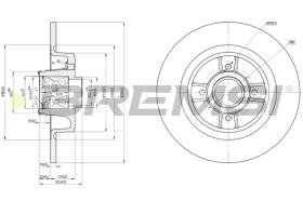 Bremsi CD7656S - BRAKE PADS