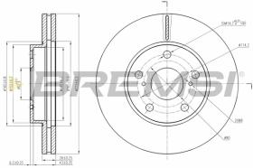 Bremsi CD7668V - BRAKE PADS