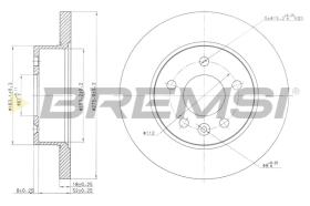 Bremsi CD7674S - BRAKE PADS