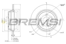 Bremsi CD7675S - BRAKE PADS