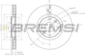 Bremsi CD7676V - BRAKE PADS