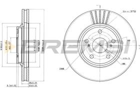 Bremsi CD7684V - BRAKE PADS