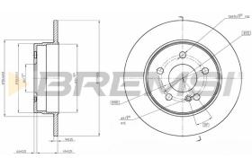 Bremsi CD7689S - BRAKE PADS