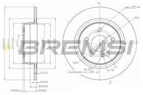 Bremsi CD7691S - BRAKE PADS