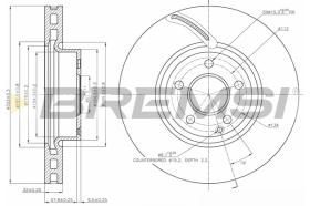 Bremsi CD7692V - BRAKE PADS