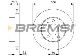 Bremsi CD7718V - BRAKE PADS