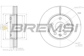 Bremsi CD7721V - BRAKE PADS