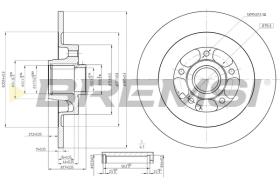 Bremsi CD7725S - BRAKE PADS