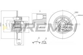 Bremsi CD7732S - BRAKE PADS