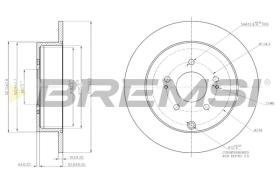 Bremsi CD7737S - BRAKE PADS