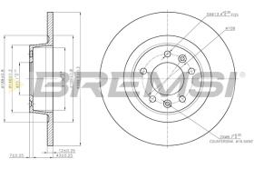 Bremsi CD7744S - BRAKE PADS