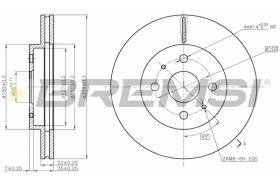 Bremsi CD7758V - BRAKE PADS