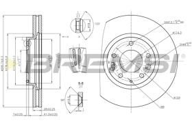 Bremsi CD7768V - BRAKE PADS