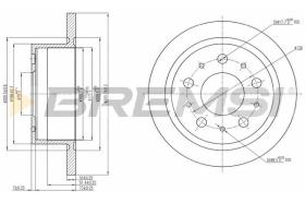 Bremsi CD7823S - BRAKE PADS