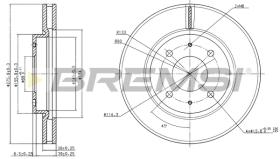 Bremsi CD7845V - BRAKE PADS