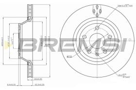 Bremsi CD7849V - BRAKE PADS