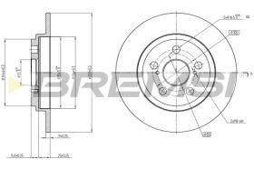 Bremsi CD7866S - BRAKE PADS