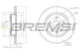 Bremsi CD7872S - BRAKE PADS