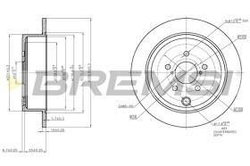 Bremsi CD7883S - BRAKE PADS