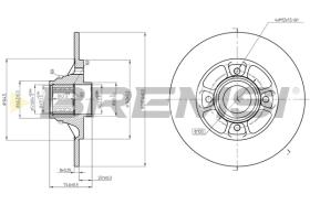 Bremsi CD7984S - BRAKE PADS