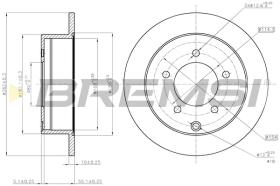 Bremsi CD7986S - BRAKE PADS