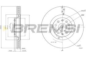 Bremsi CD8000V - BRAKE PADS