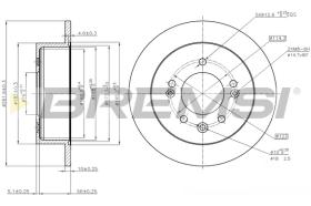 Bremsi CD8005S - BRAKE PADS