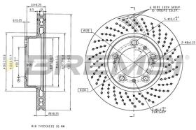 Bremsi CD8020VRD - BRAKE PADS