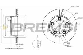 Bremsi CD8023V - BRAKE PADS