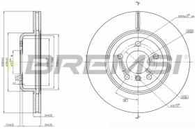 Bremsi CD8039V - BRAKE PADS