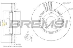 Bremsi CD8040V - BRAKE PADS