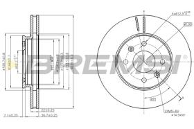 Bremsi CD8089V - BRAKE PADS