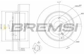 Bremsi CD8090S - BRAKE PADS