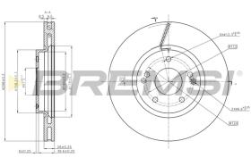 Bremsi CD8091V - BRAKE PADS