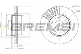 Bremsi CD8100V - BRAKE PADS