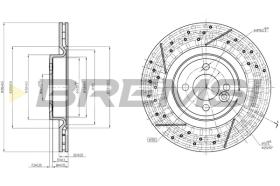 Bremsi CD8121V - BRAKE PADS