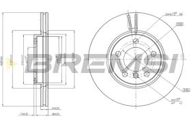 Bremsi CD8125V - BRAKE PADS